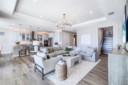 Charlotte Model - Living Room - The Sanctuary by William Ryan Homes