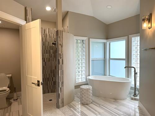 Master bathroom remodel