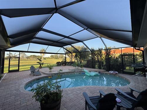 Another beautiful screen enclosure built with precision, strength, and pride, that’s the Key Screening standard.