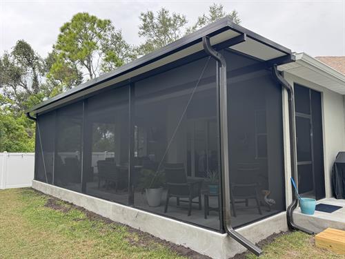Florida living made perfect, enjoy the breeze, not the bugs. Custom screen room built for your lifestyle.