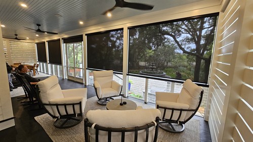 Outdoor patio screens