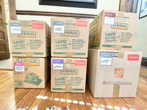 Labeled and organized for a smooth move-in and an easy transition home 