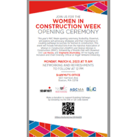 Women in Construction Week Opening Ceremony hosted by Shawmut