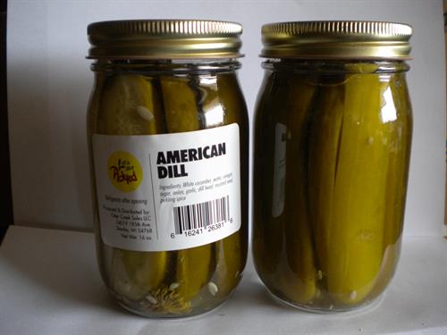 All American flavor, it is our recipe which is a fantastic dill