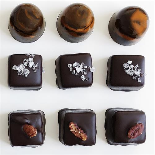70% Colombian Dark Chocolate Enrobed CARAMELS