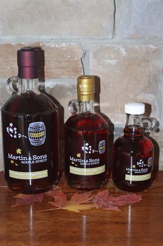 Martin & Sons Whiskey Barrel-Aged Maple Syrup