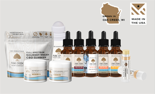 CBD Product line not including Hemp Seed Oil items