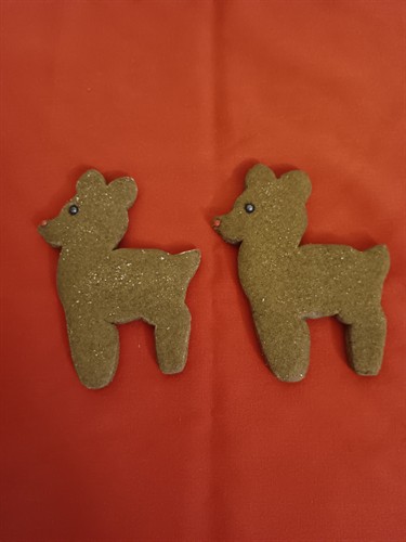 Rudolf molasses cookies