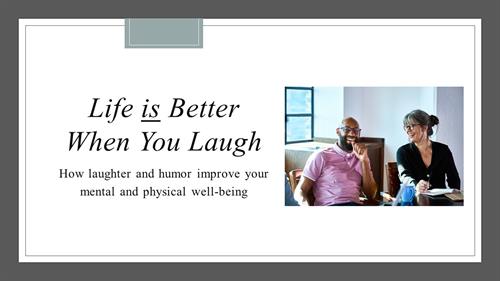 Workshops on the importance of humor in our daily lives and workplace