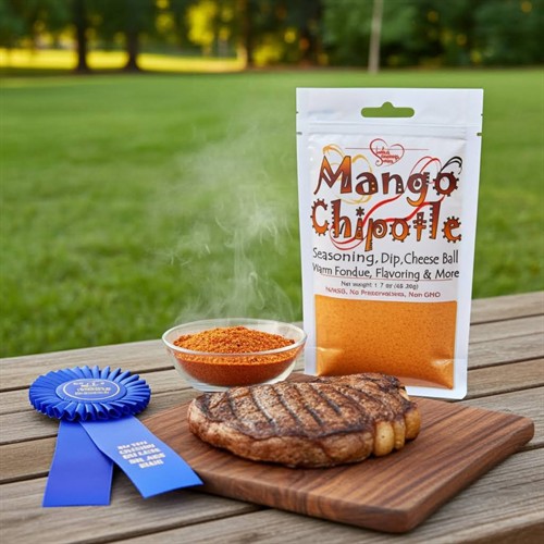 Mango Chipotle Seasoning Mix or Dip Mix Amazing on wings, chicken porkchops and more