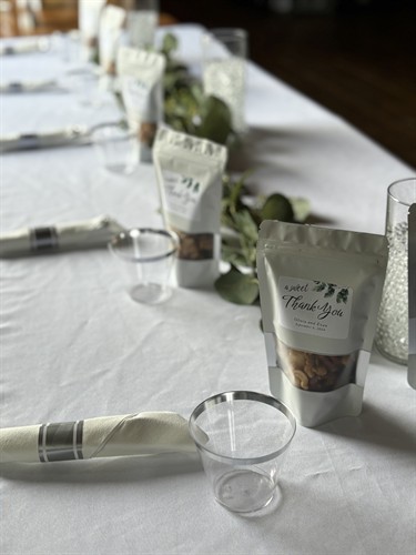 Sweet and simple wedding favors.