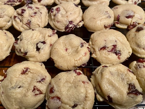 Cranberry Cheesecake Cookies