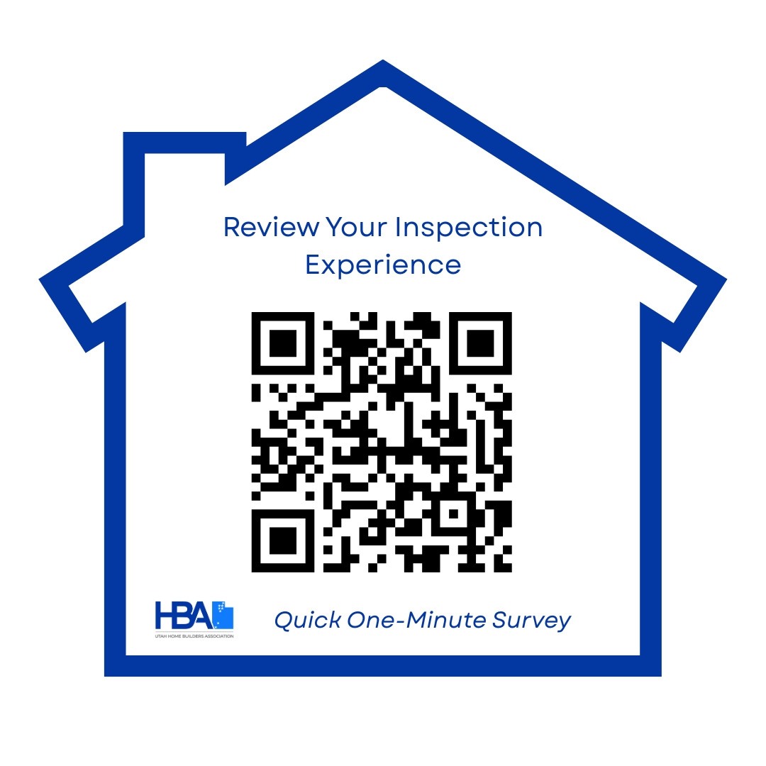 Image for Utah HBA Ongoing Survey: Help Us Improve Code Enforcement and Inspection Practices in Utah
