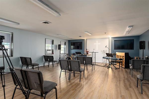 Commercial Construction - Renovated Church Music Room