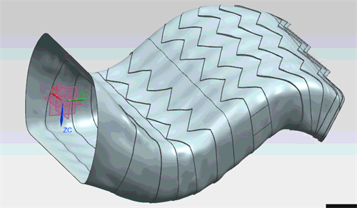 One of the most complex Catia files we have ever produced, 225 J-size Mylars where used for this 