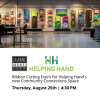 Helping Hand Ribbon Cutting Event for Community Connections Space