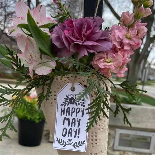 ICP has an annual flower giveaway in the spirit of May Day
