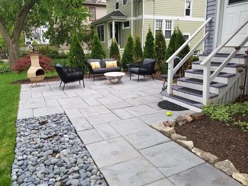 Patio and Walkway