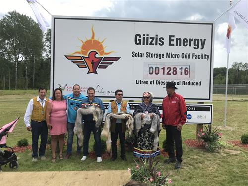 Gull Bay First Nation launch of Solar Array, Microgrid, Battery Storage integration into diesel powered generators