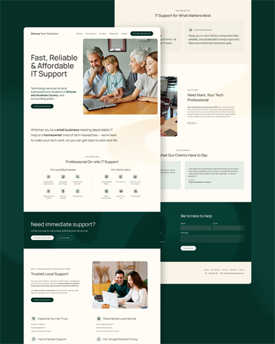 Website for Simcoe Tech Solutions