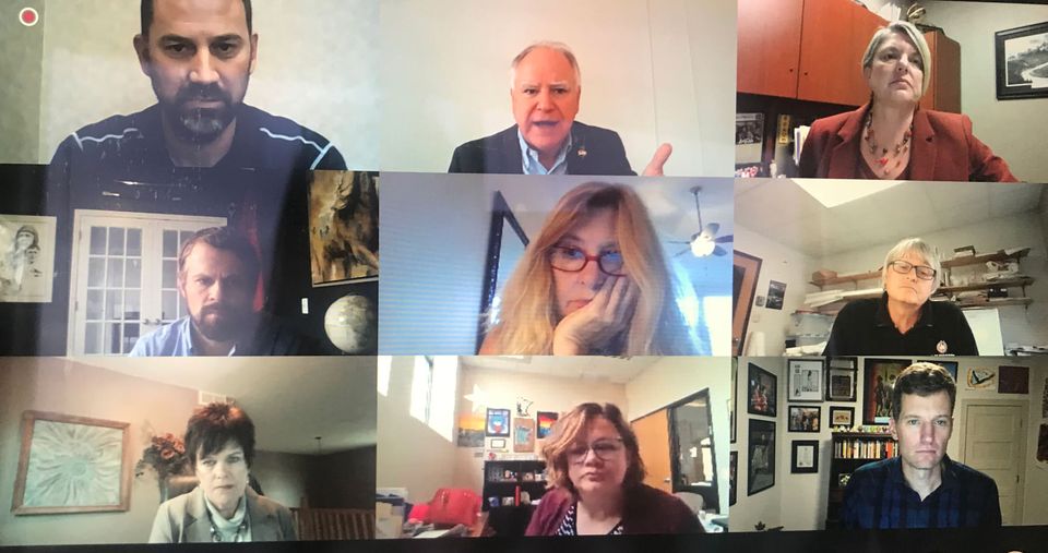 Governor Walz held a virtual Manufacturing Roundtable