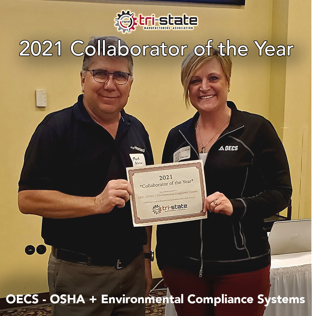 Image for TSMA names OECS – OSHA + Environmental Compliance Systems 2021 Collaborator of the Year