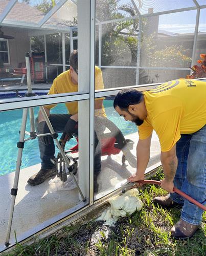 Pool Deck Soil Stabilization