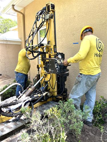 Helical Piers Foundation Repair