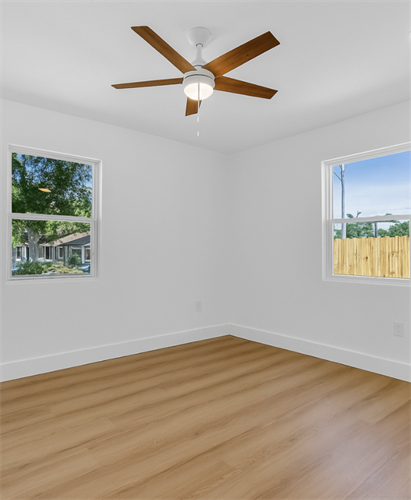 Complete interior renovation as part of a full home remodel, including flooring, trim and fixtures. Designed and executed by ROCA.