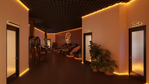 Gold's Gym Gas Worx Recovery Room