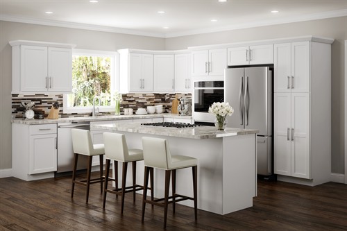 Amesbury White Slab - Premier Kitchen Series