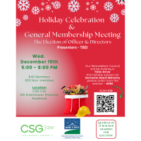 General Membership Meeting & Holiday Fun