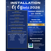 Installation of Officers & Cocktail Party