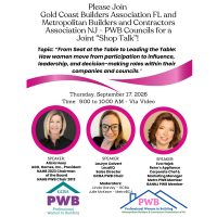 Co-hosted PWB Shop Talk: From a Seat at the Table to Leading the Table