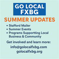 Go Local FXBG Summer: Stafford Mailer, Events, and Programs Supporting Local Business & Community