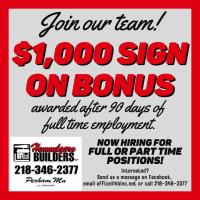 $1000 Sign On Bonus!