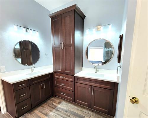 Cabinets installation