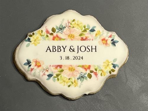 Personalized wedding cookie favors Personalized wedding cookie favors