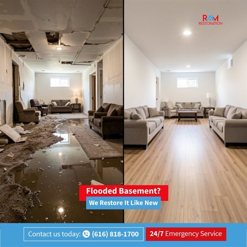 RAM Restoration of Michigan serving Ada, Cascade, Forest Hills and all of Grand Rapids, remediation and reconstruction services