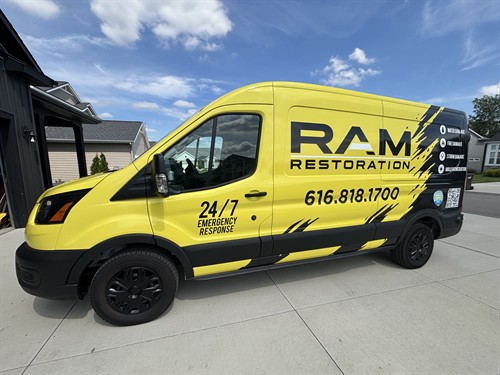 RAM Restoration Restoration Van  New Logo!  Same Service! 24/7