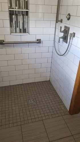 Tiled Accessible Shower