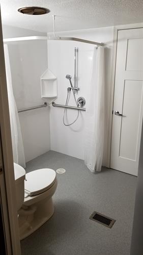 Barrier Free Shower Space