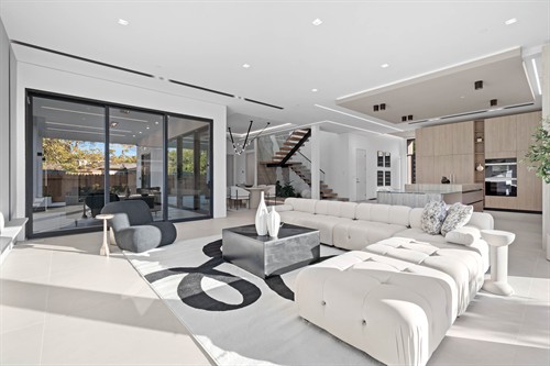 interior custom bay area home living room designed and built by Ritz Builders