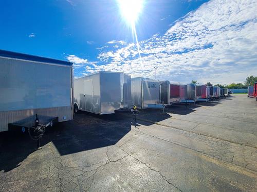 Large stock of new trailers
