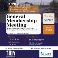 General Membership Meeting- Orleans Parish
