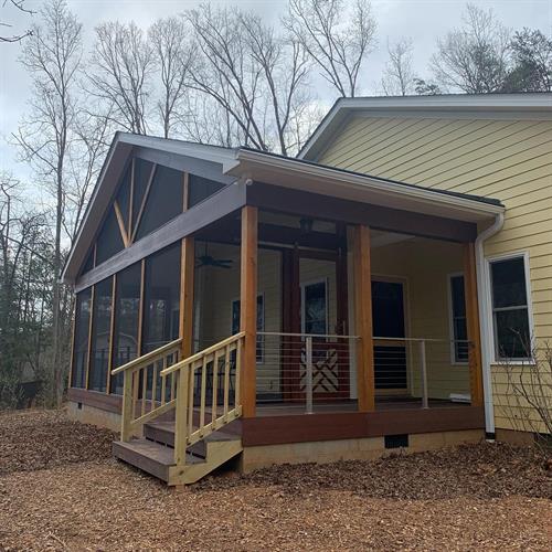 SCREENED-IN PORCH ADDITION