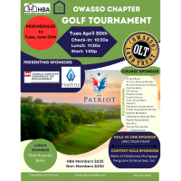 CANCELLED & RESCHEDULED: Owasso Chapter - Golf Tournament 2024