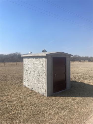 5x7 Concrete Safe Room - Holds up to 9 people 