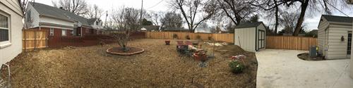 standard wood privacy fence