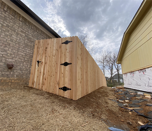 wood privacy